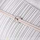 Axyaa Gray Patchwork Waist Pillow - Modern Minimalist Light Luxury for Living Room, Bedroom, or Bedside