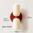 Colorful Nordic Wall Lamp Set by Axyaa: Modern Macaron Design for Living, Dining, Bedroom