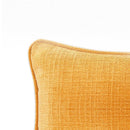 Axyaa Cotton Linen Cushion Cover Set in Peach Orange Grey Ivory for Home Décor