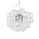 Axyaa Bubble Glass LED Chandelier Lighting for Living Room Home Decor