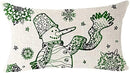 Christmas Wishes Animal Family Linen Pillowcase by Axyaa