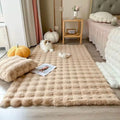 Axyaa Imitation Rabbit Hair Bubble Carpet - Soft and Cozy Rug for Home Décor