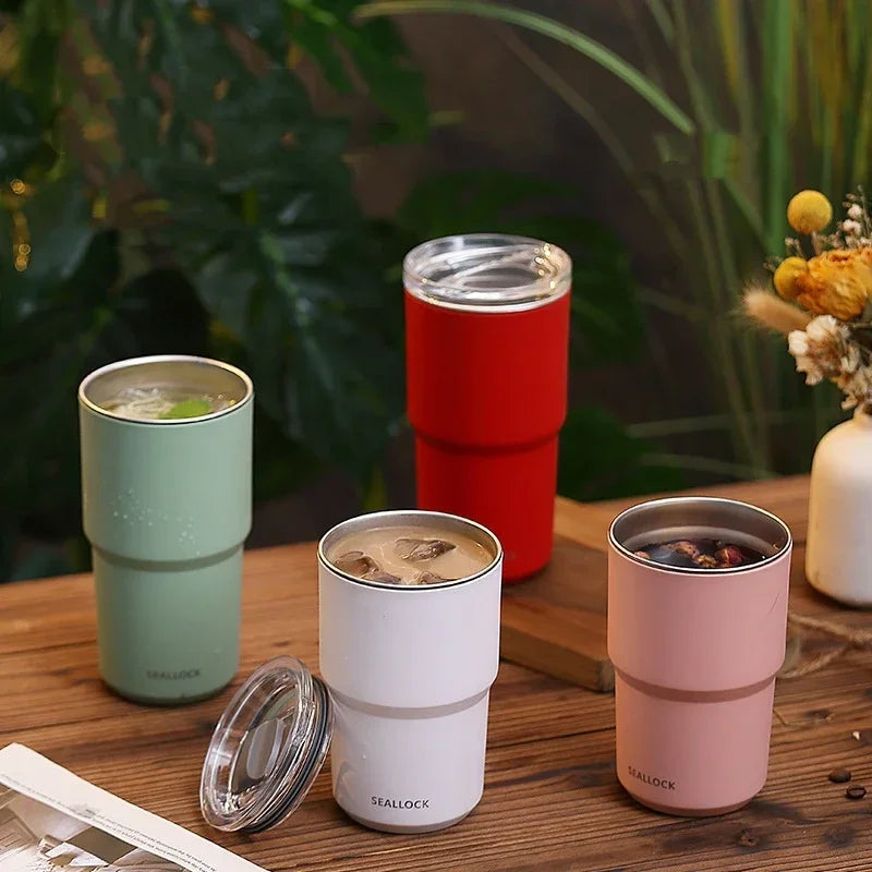 Axyaa Stainless Steel Thermos Cup Double-layer Mug for Office and Outdoor