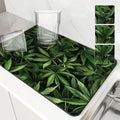 Axyaa Tropical Leaves Absorbent Drying Mat