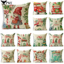 Axyaa Festive Christmas Tree Pillow Cover for Home Decoration