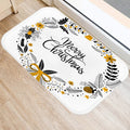 Axyaa Golden Black Letter Printed Door Mat, Non-Slip Floor Home Decoration