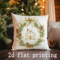 Christmas Patterned Pillowcase for Sofa Bedroom Car by Axyaa