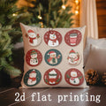 Winter Wonderland Snowmen Pillow Covers - Axyaa Decor