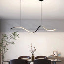 Axyaa Minimalist Strip LED Pendant Lights for Modern Living and Dining Spaces