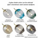 Axyaa Magic Bean Glass Molecular Pendant Light, Modern Creative Personality Lighting