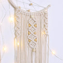 Axyaa Owl Dream Catcher Macrame Tapestry Wall Hanging for Boho Home Decor
