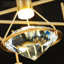 LED Crystal Ceiling Lamp Chandelier – Axyaa Luxury Lighting Fixtures