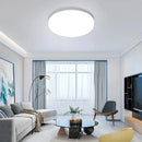 Axyaa Modern LED Circular Ceiling Light for Bedroom Living Room, Ultra-thin 18W-48W