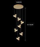 Axyaa Modern LED Ceiling Chandelier for Bedroom and Dining Room