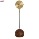 Axyaa Adjustable LED Wood Wall Sconce Light for Bedroom & Aisle