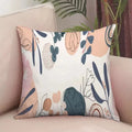 Axyaa Floral Leaf Pattern Cushion Cover for Sofa, Bedroom, Car, and Pillow.