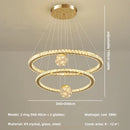 Axyaa Modern LED Pendant Lights | Luxury Foyer Chandelier for Villa Stairs