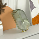 Axyaa Light Luxury Transparent Tea Tray Organizer for Home Decor and Storage
