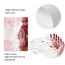 Axyaa Ayatul Kursi Pink Gold Marble Wall Art Print for Home Decor
