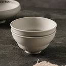 Axyaa Coarse Pottery High Footed Soup Bowl for Molecular Cuisine Tableware