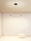 Modern Wave LED Pendant Lights by Axyaa for Living, Dining & Bedroom Lighting