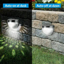 Axyaa Outdoor Solar LED Wall Lamps Festoon Lights for Energy-Efficient Garden Lighting