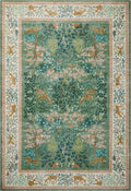 Nordic Plant Flower Print Living Room Carpet by Axyaa