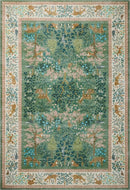Nordic Plant Flower Print Living Room Carpet by Axyaa