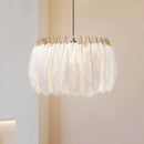 Axyaa Feather LED Pendant Light for Minimalist Home Decor