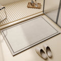 Axyaa Diatomaceous Earth Bathroom Mat: Absorbent, Non-Slip, 40x60cm/60x90cm