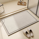 Axyaa Diatomaceous Earth Bathroom Mat: Absorbent, Non-Slip, 40x60cm/60x90cm
