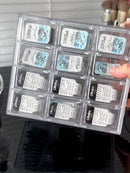 Axyaa Contact Lens Storage Box: Multi-Grid Daily Disposable CabinetTransparent Eye Rack - Large Capacity