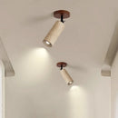 Axyaa Yellow Travertine Stone LED Ceiling Light - Modern Wabi-sabi Decor