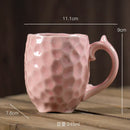 Axyaa Retro Ceramic Pleated Mug for Coffee and Milk Drinking