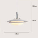 Modern Aluminum Chandelier Hanging Lamp for Kitchen Dining Room by Axyaa