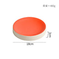 Axyaa Ceramic Cylindrical Plate Set Ideal for Pasta, Desserts, Snacks, Steaks, Sushi, and Molecular Cuisine
