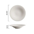 Axyaa Relief Texture Ceramic Bowl Set for Molecular Cuisine and Fine Dining
