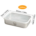 Axyaa Stainless Steel Food Storage Container - Large Capacity Fresh-Keeping Box