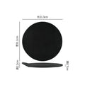 Axyaa Matte Stone Ceramic Plate Set for Molecular Cuisine and Desserts