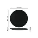 Axyaa Matte Stone Ceramic Plate Set for Molecular Cuisine and Desserts