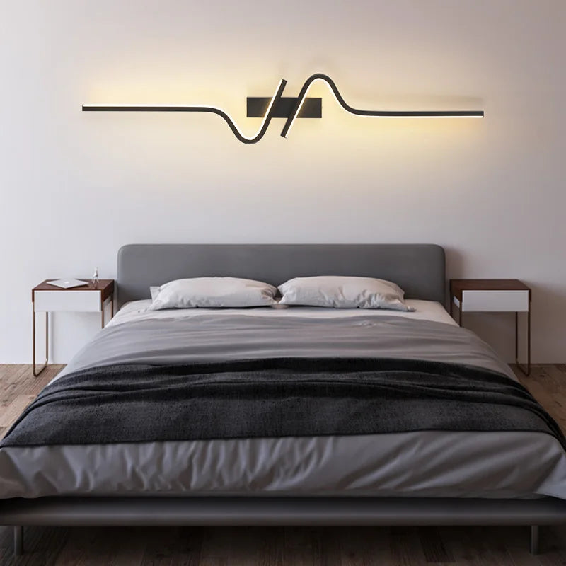 Axyaa Minimalist LED Wall Sconce for Bedroom & Living Room