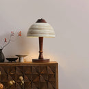 Axyaa Ceramic Table Lamp: Chinese & Japanese Style Living Room Bedroom Retro Light