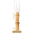 Axyaa Bamboo Cheese Knives Set - Stainless Steel Cutlery for Cheese-Lovers