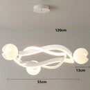 Axyaa LED Pendant Chandeliers for Modern Living and Dining Room Lighting