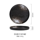 Axyaa 9-inch Ceramic Flat Plate for Restaurant Western Cuisine