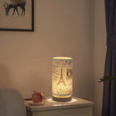 Axyaa Nordic Round Cloth Table Lamp LED Night Light
