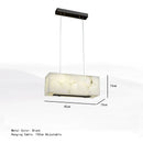 Marble Dining Room Kitchen Island Chandelier by Axyaa: Modern Luxury White Marble Design