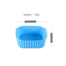 Axyaa Square Silicone Air Fryer Basket - High Temp Resistant, Reusable & Easy to Clean