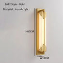 Axyaa Modern Chinese Style Marble Wall Lamp LED Light for Bedroom Living Room