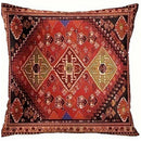 Axyaa Retro Red Ethnic Style Pillowcase for Home Decoration